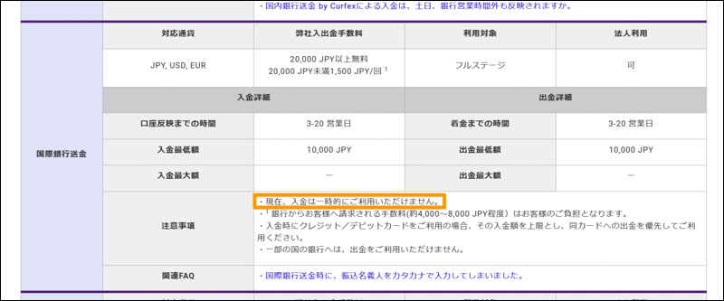 Axiory>入出金方法について