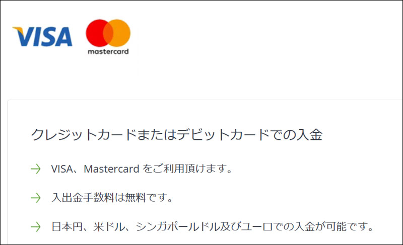 TitanFX>入金方法